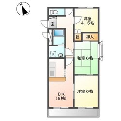 グリーンハイツ大塩の物件間取画像